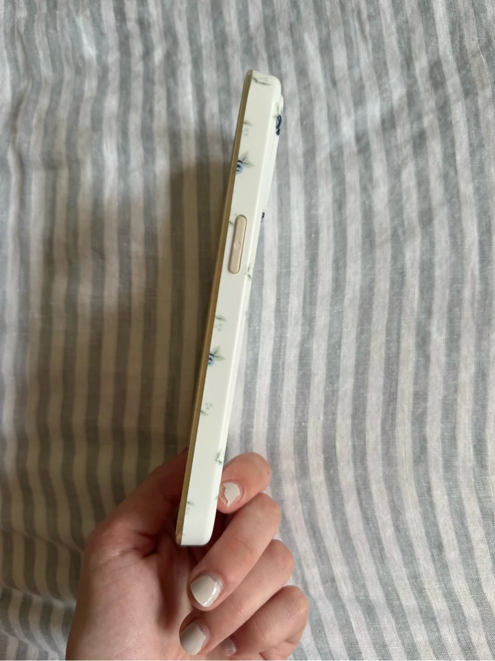 White Floral Phone Case - Dairy Boy